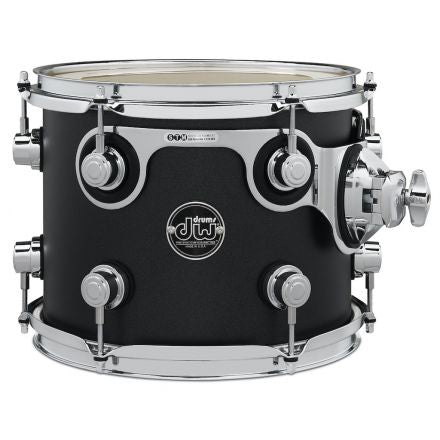 DW Performance Series Tom Tom 8x10 Hard Satin Lacquer - Charcoal Metallic