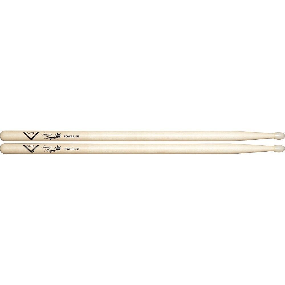 Vater VSMP5BN - Vater Sugar Maple Power 5B Nylon Tip Drumsticks