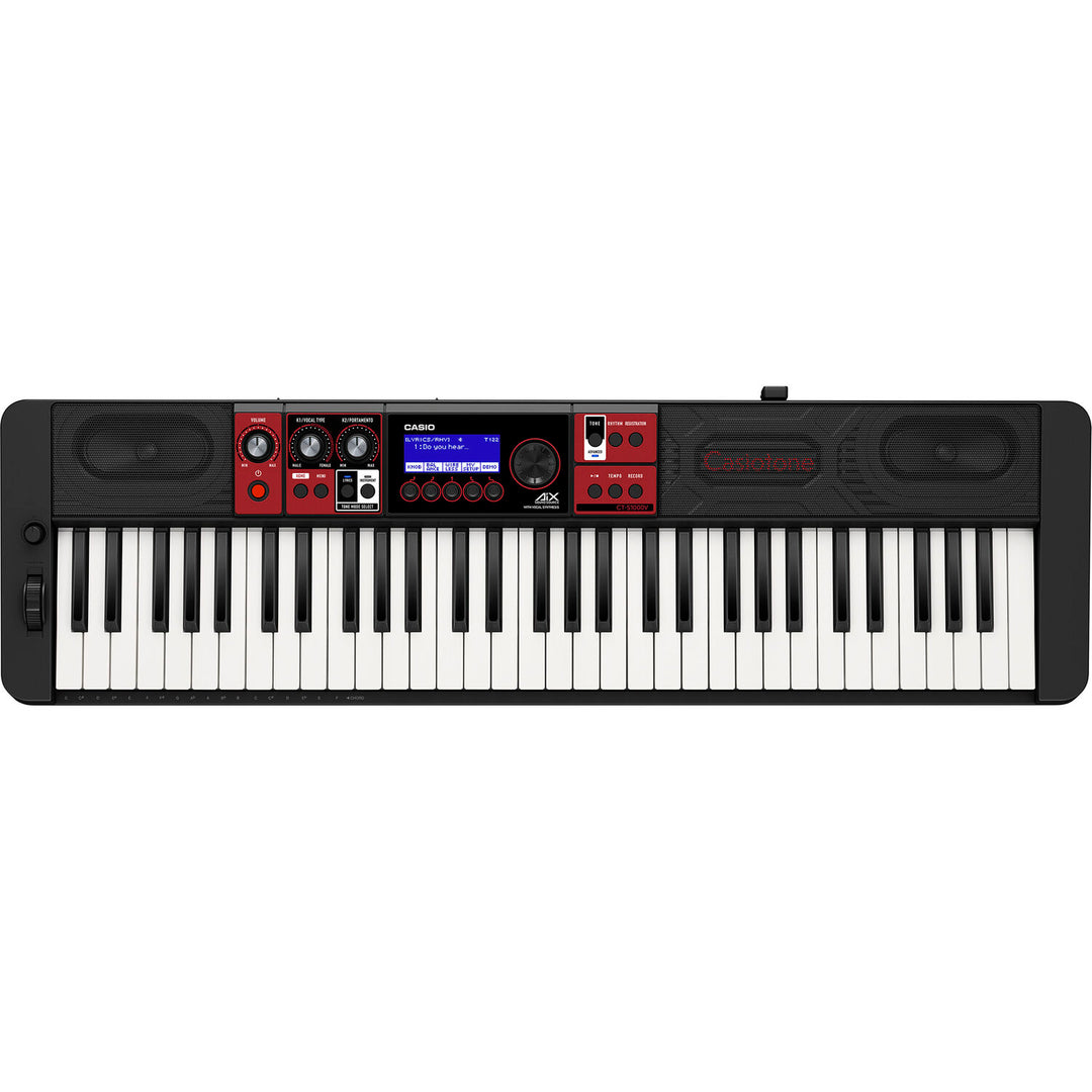 Casio CT-S1000V 61-Key Portable Digital Keyboard w/ Vocal Synthesis & Aix Sound Source - Black