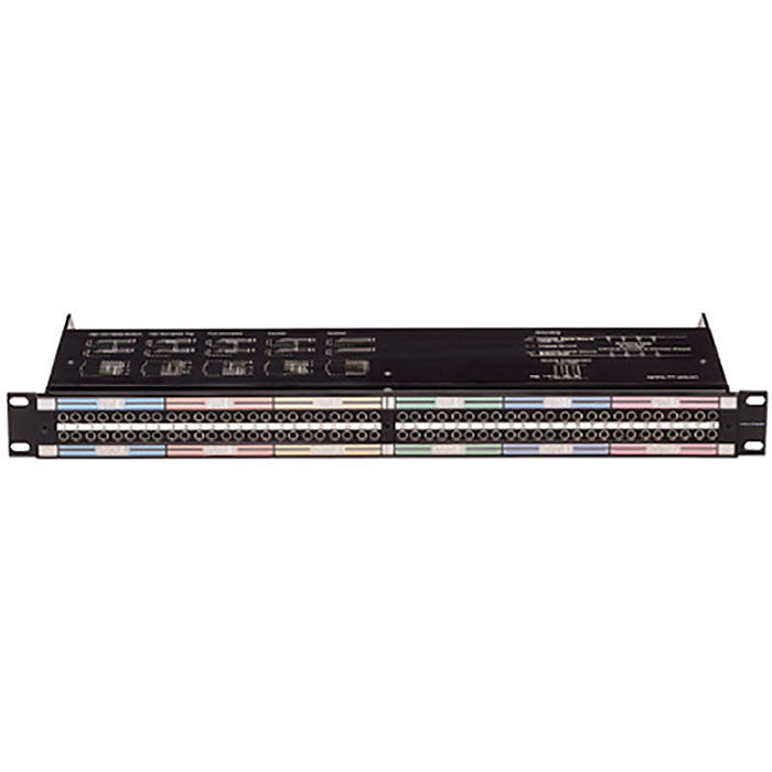 Neutrik NPPA-TT-PT - 2 x 48 TT Bantam Patch Bay -Half Normalled -Push Terminal