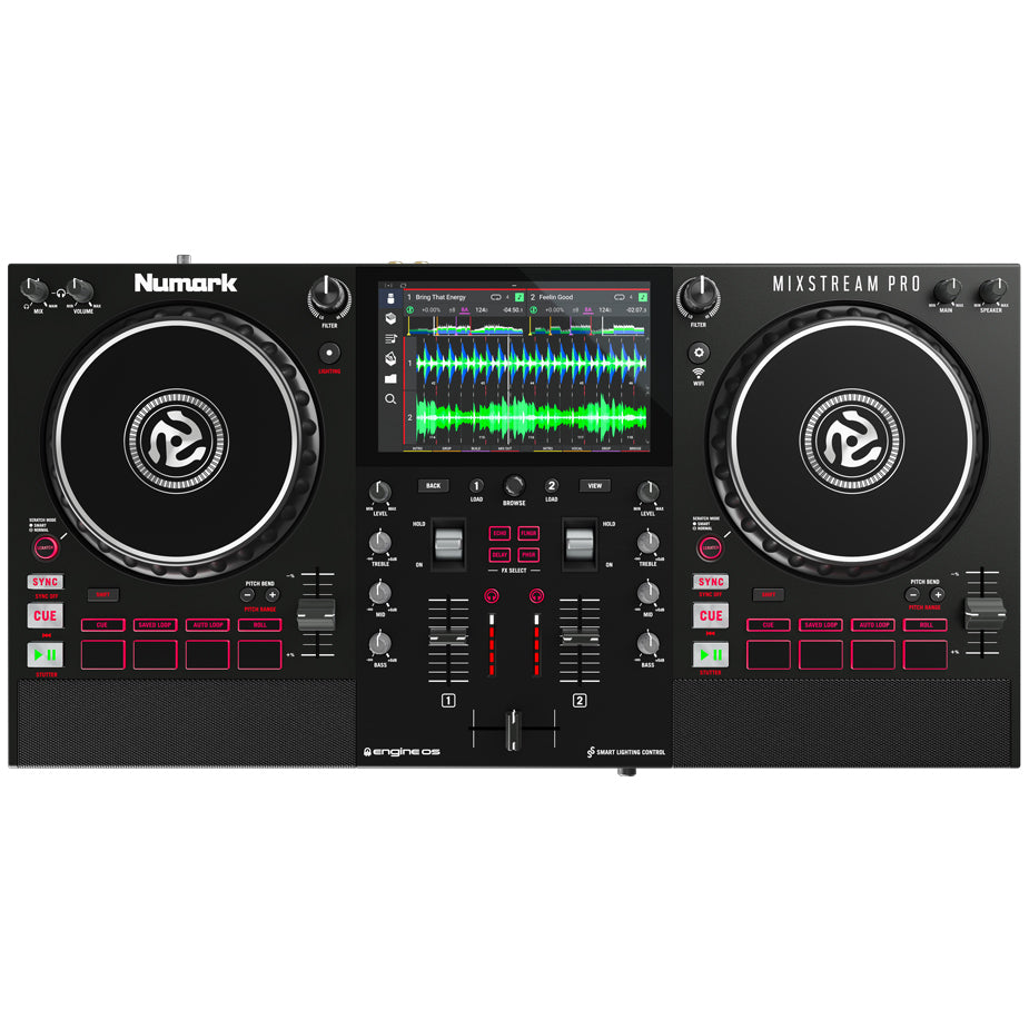 Numark Mixstream Pro Standalone DJ Console w/ Wi-Fi Music Streaming & Speakers