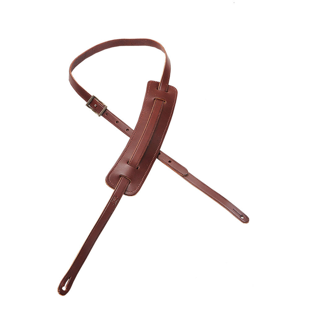 Levy's M25-BRG Veg-tan Leather Guitar Straps