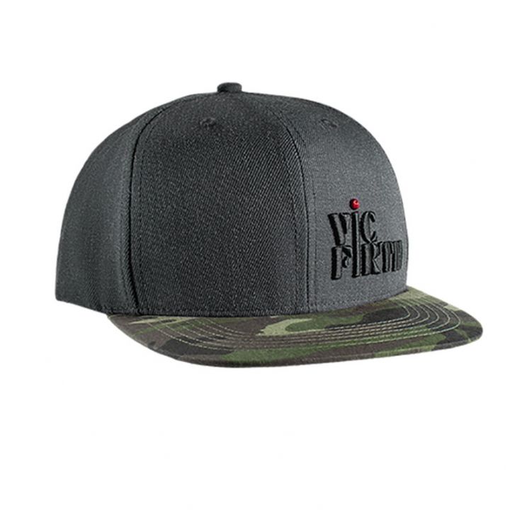 Vic Firth VAHC0022- Vic Firth Gray Camo 6 Panel Snapback Hat