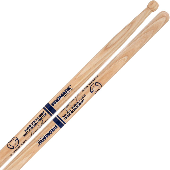 Promark TXDC17W - Promark Scott Johnson Signature Marching Snare Sticks