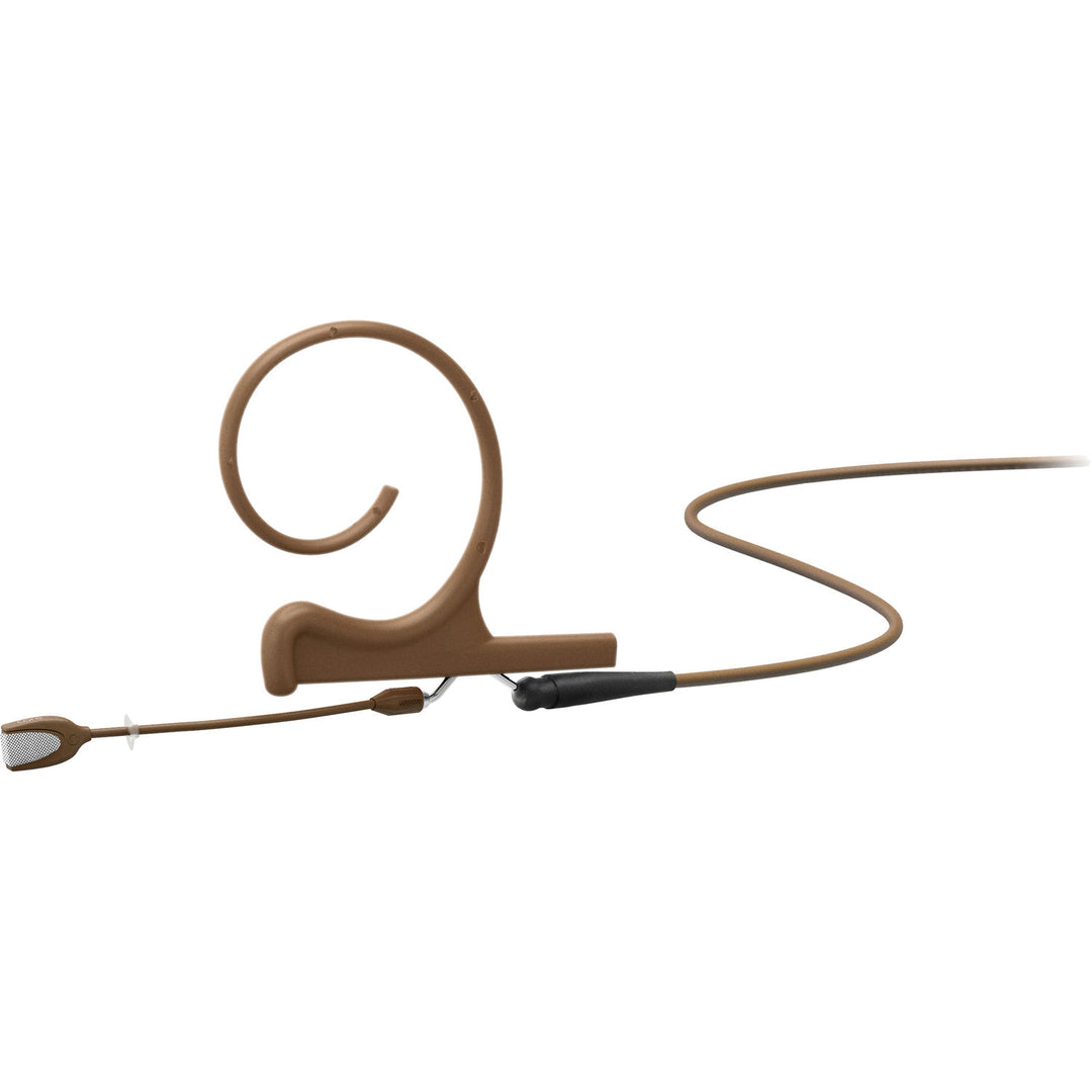 DPA Microphones d:fine Core 4166 Slim Omni Flex Earset Mic, 40mm Boom with MicroDot - Brown
