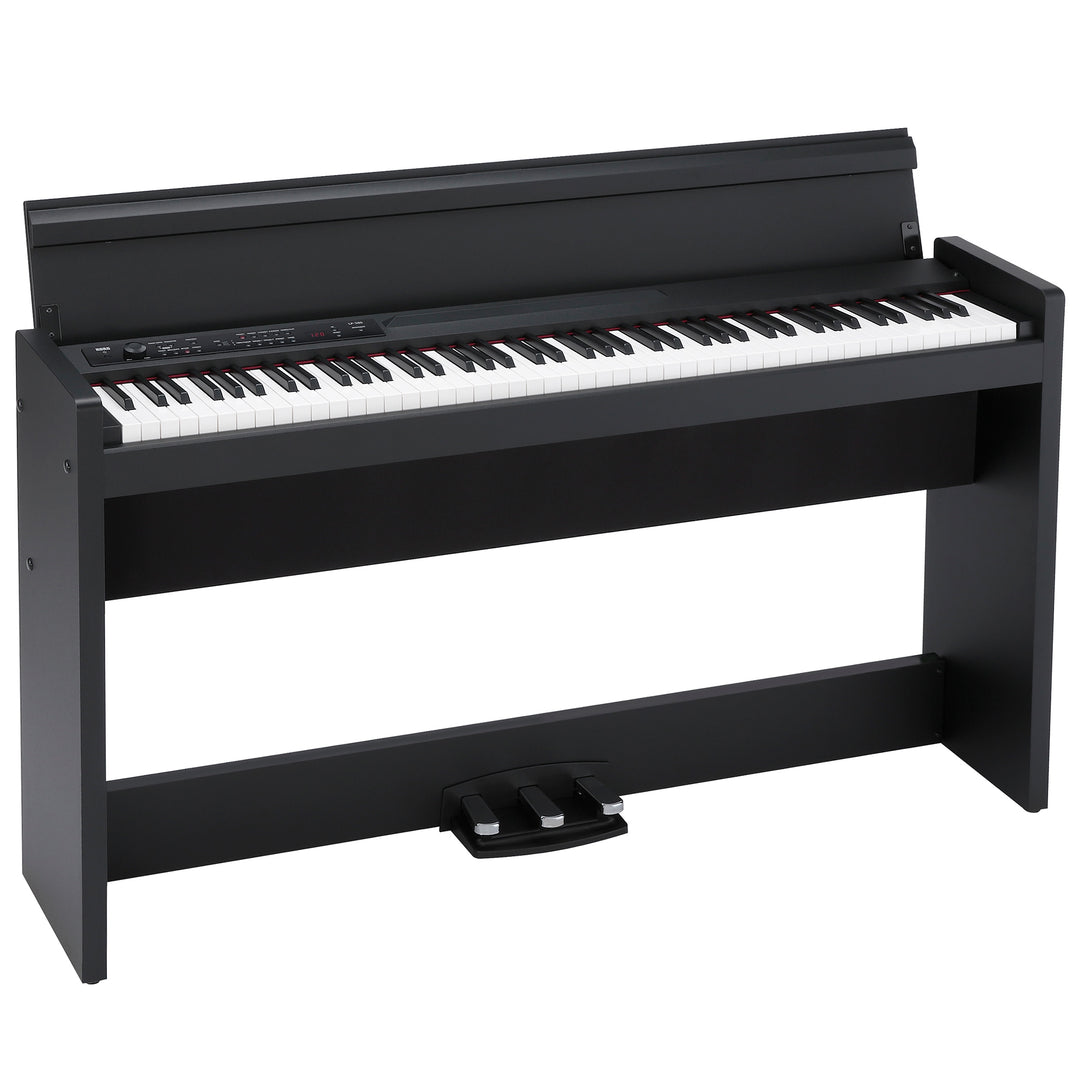 Korg LP380 88-Key RH3 Action Digital Piano w/ Stand, Pedals, Bench - Black