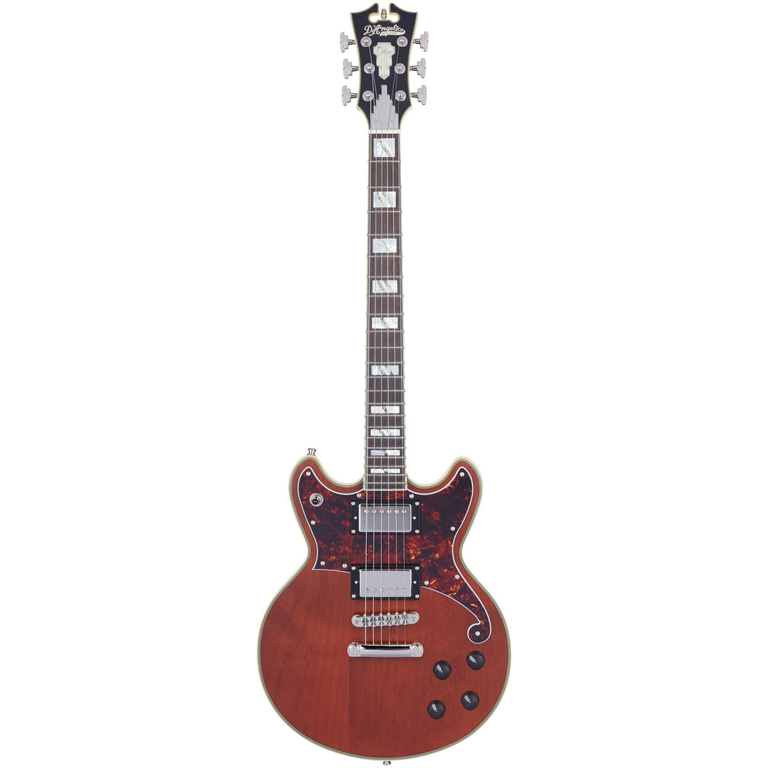 D'Angelico Deluxe Brighton Electric Guitar - Matte Walnut