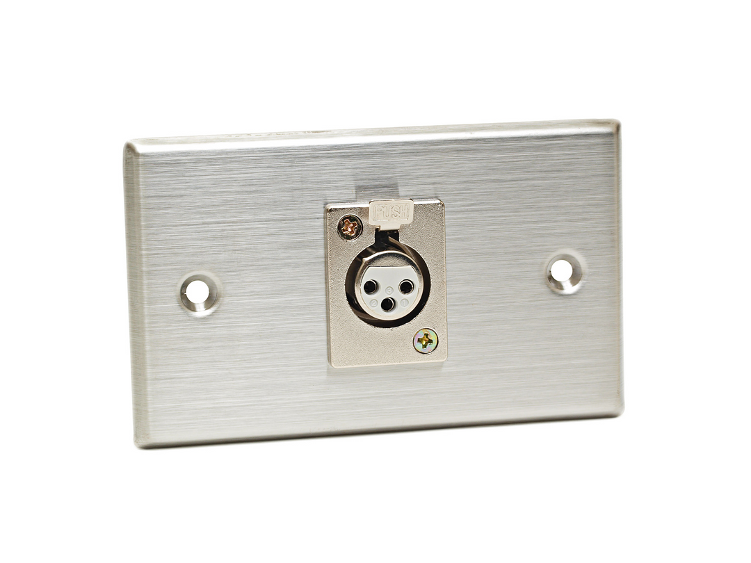 CAD Audio 40-347 - 3-PIN XLR-F Connector Wall Plate