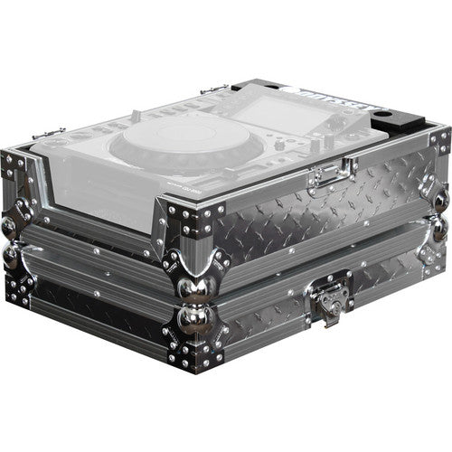Odyssey Silver Diamond Plate ATA Flight Zone Case