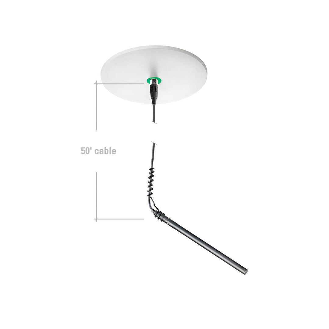 Audio-Technica ATND933AML MicroLine® (line cardioid) condenser hanging microphone