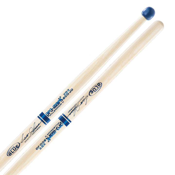 Promark TXXB3 -Promark XB3 Scott Johnson ''Sco-Jo'' X-Beat Practice Signature Marching Snare Sticks