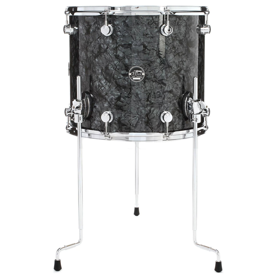 DW Performance Series Floor Tom 12x14 Finish Ply - Black Diamond