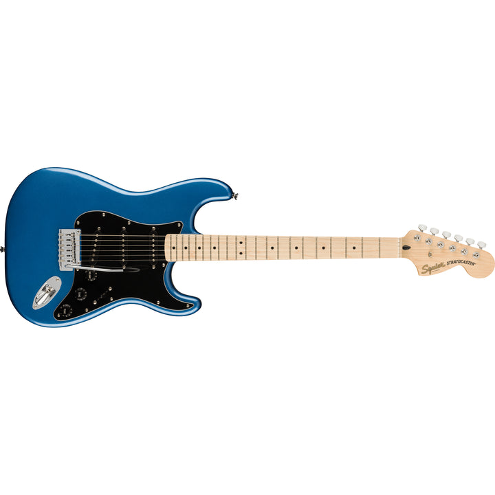 Squier Affinity Series Stratocaster Maple Fingerboard Electric Guitar w/ Black Pickguard - Lake Placid Blue
