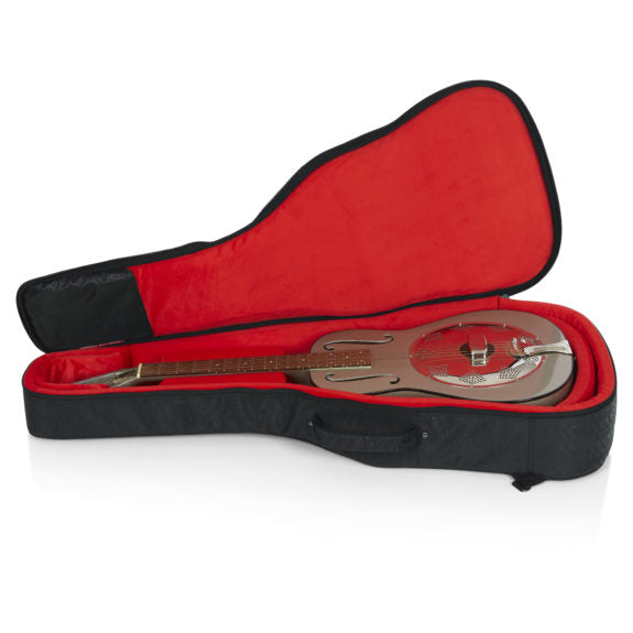 Gator GT-RES00CLASS-BLK Transit Series Resonator, 000, and Classical Acoustic Guitar Gig Bag
