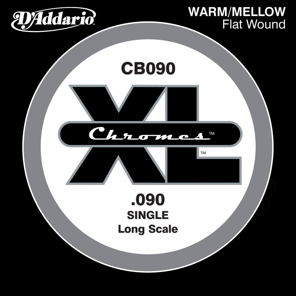 D'Addario CB090 - SINGLE  BASS CHROMES 090 LONG