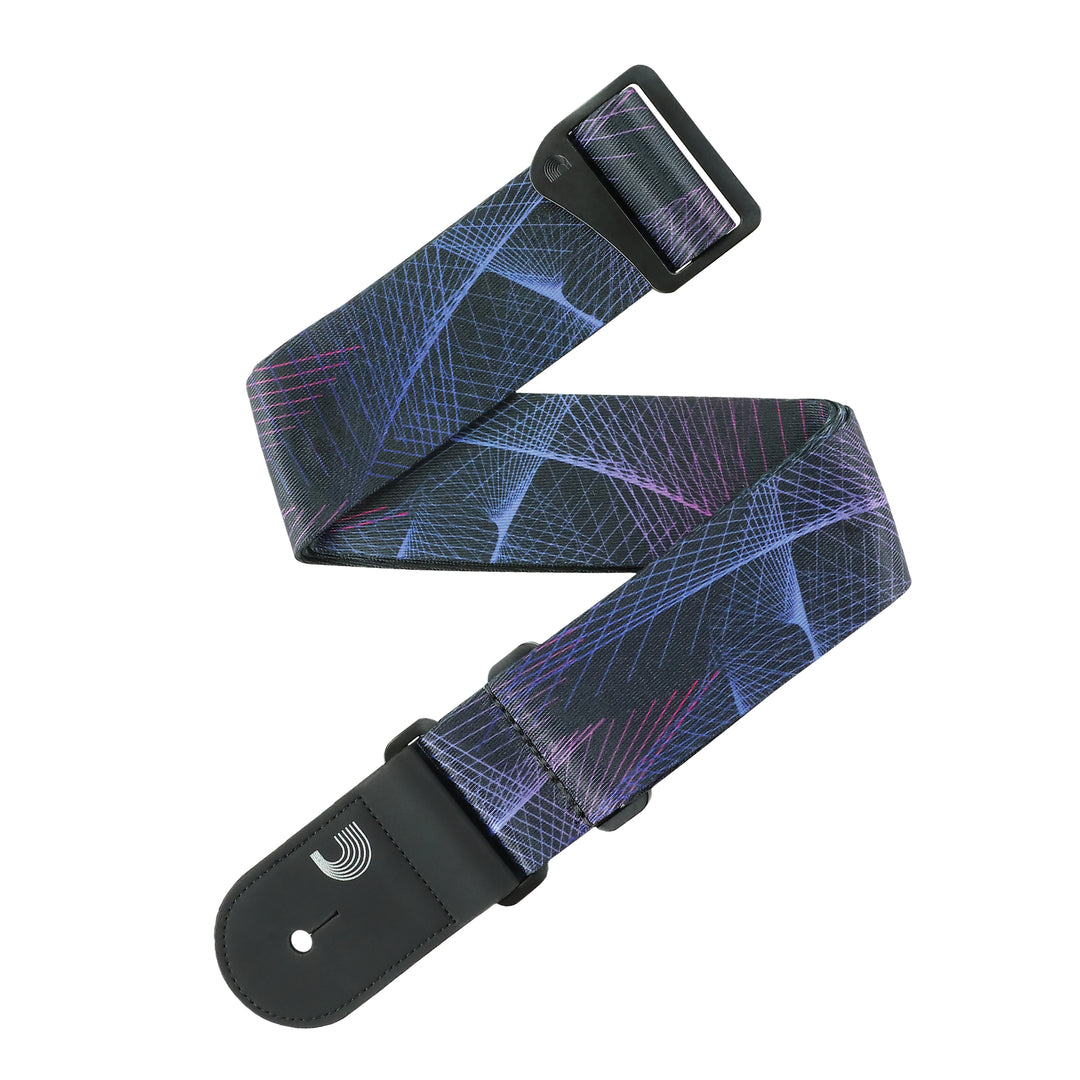 D'Addario OUTRUN 50MM GUITAR STRAP - KALEIDOSCOPE