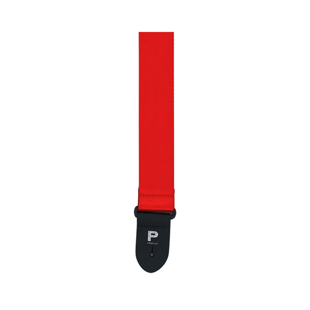Profile PGS300-RD - 2'' Red Seatbelt Guitar Strap W Made in Canada