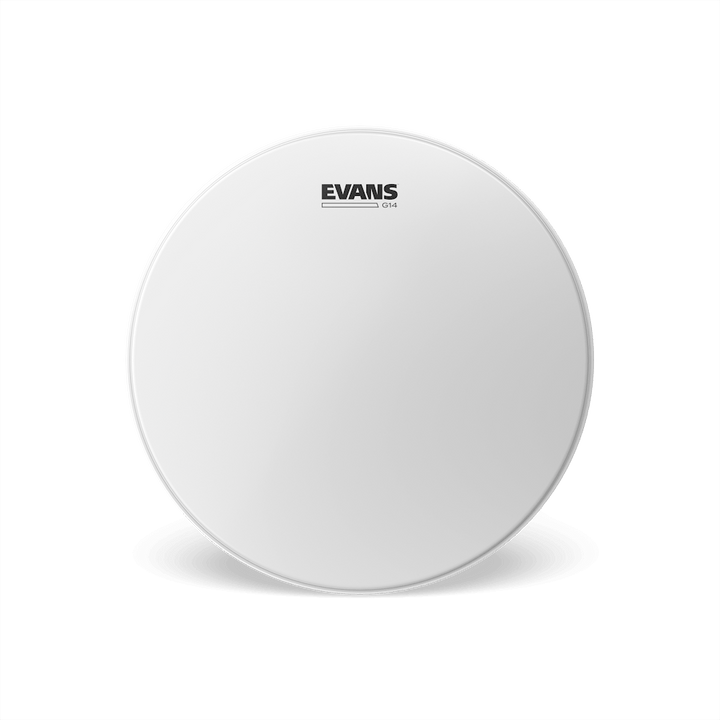 Evans B06G14 G14 Coated Tom Head - White - 6''