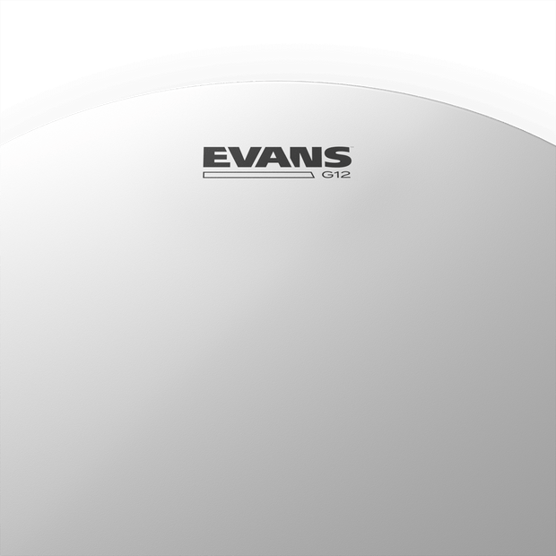 Evans B08G12 G12 Coated Head Drum - White - 8''