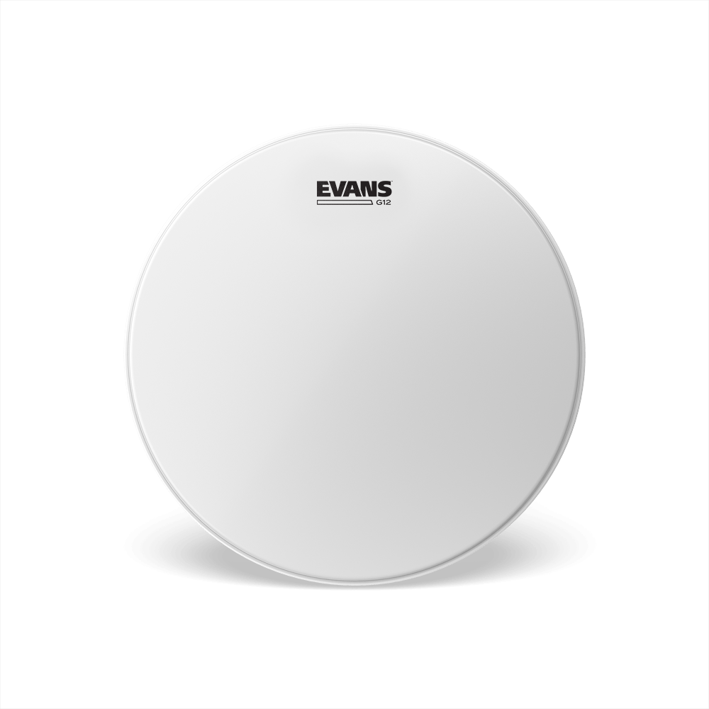 Evans B10G12 G12 Coated Head Drum - White - 10''