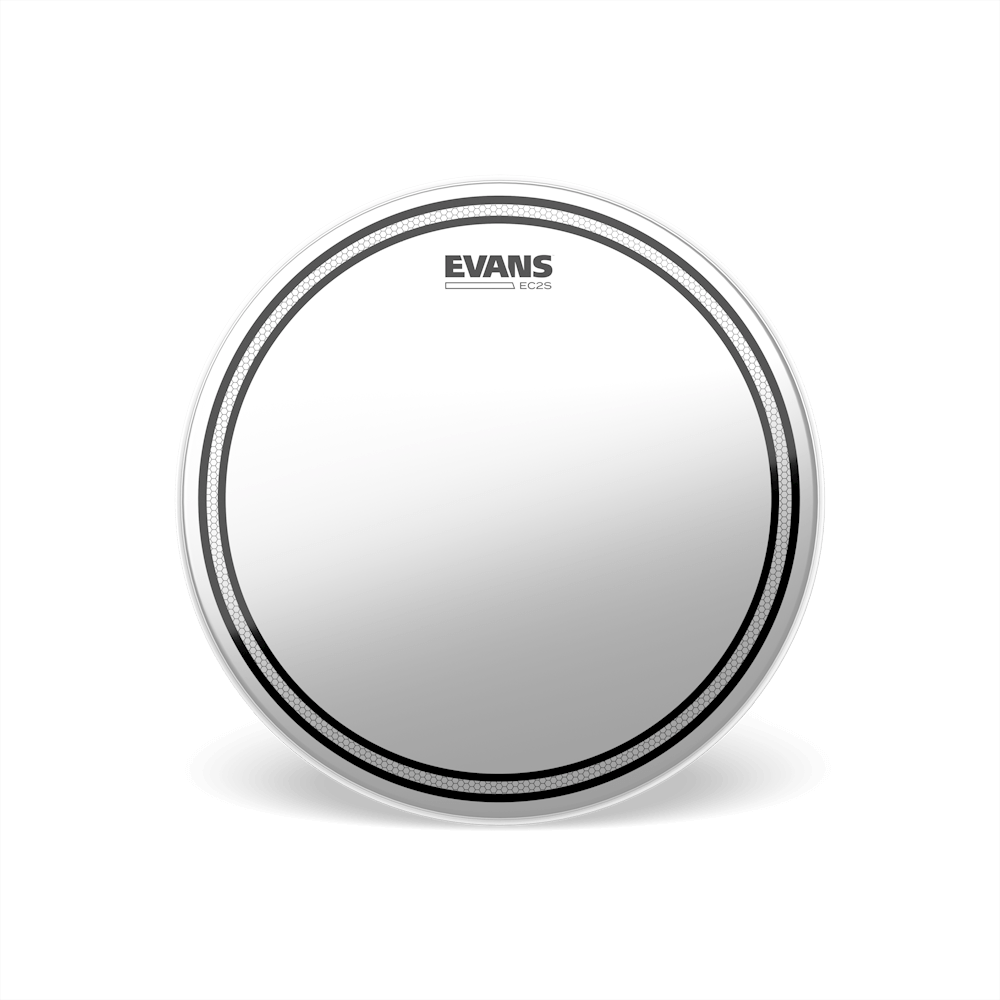 Evans B12EC2S EC2 Frosted Snare/Tom/Timbale Head - 12''