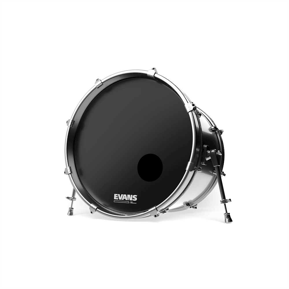 Evans BD20RB 20'' EQ3 Black Bass Drumhead