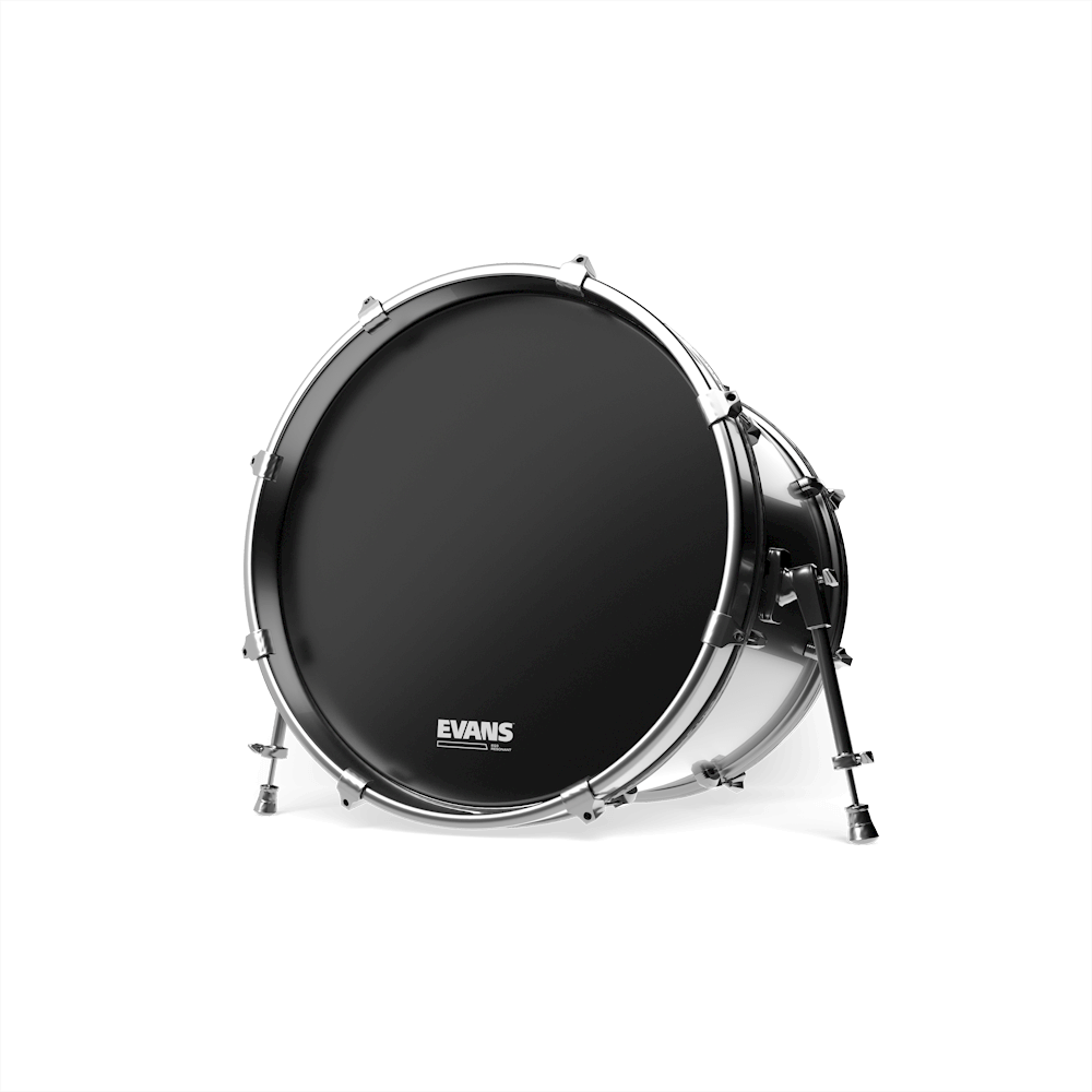 Evans BD28RB-NP - 28'' EQ3 RES BLK NO PORT