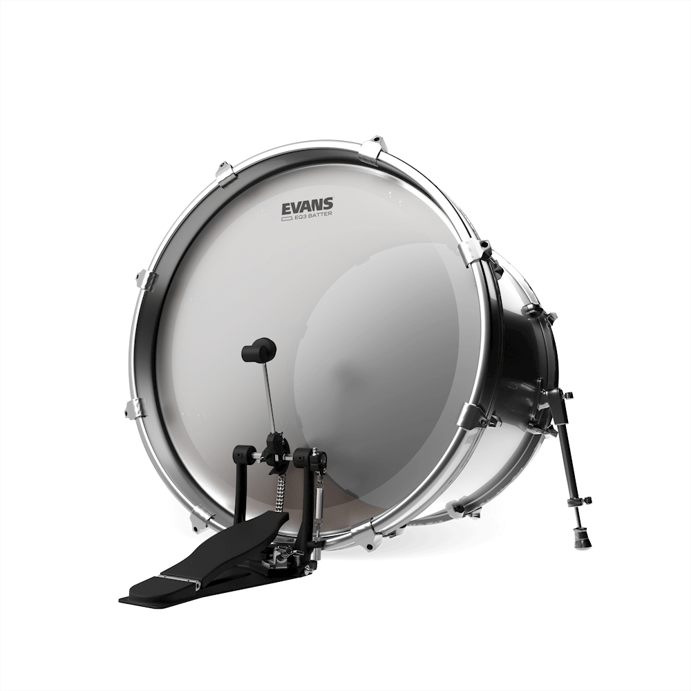 Evans BD20GB3C 20'' EQ3 Frosted Bass Drumhead