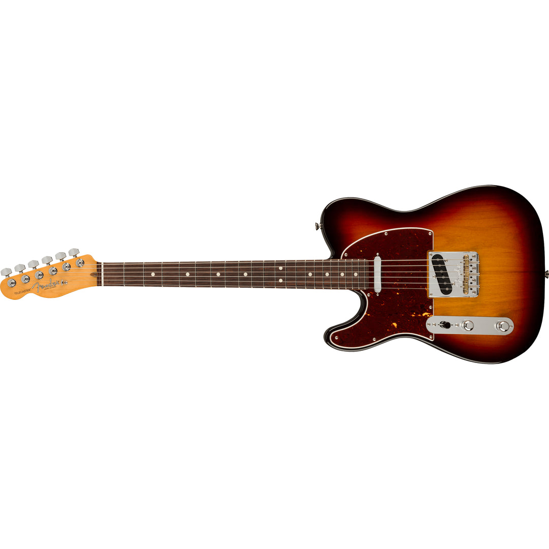 Fender American Professional II Telecaster Left Hand Rosewood Fingerboard (3-Color Sunburst), Electric Guitar
