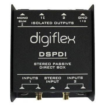 Digiflex DSPDI - Stereo Passive DI Box -Dual Channel