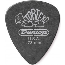 Dunlop 488P.73 Tortex Pitch Black 12 pl/pk
