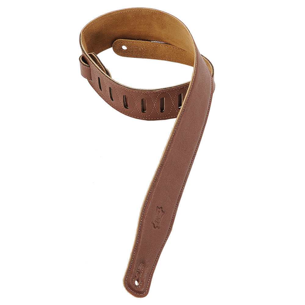 Levy's M26GF-BRN Garment Leather Guitar Straps