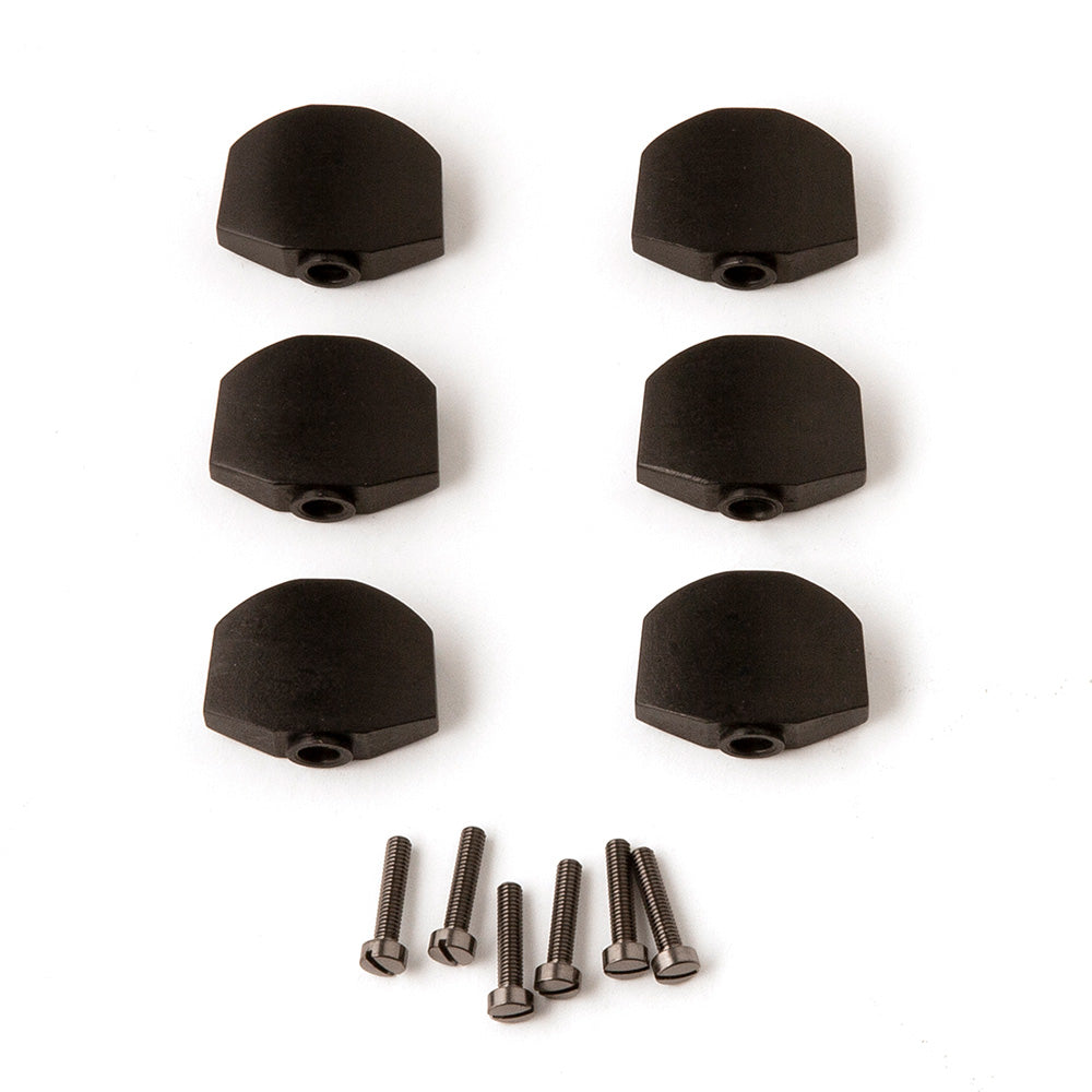 PRS Phase II/III Tuner Buttons (6-Pack) - Ebony