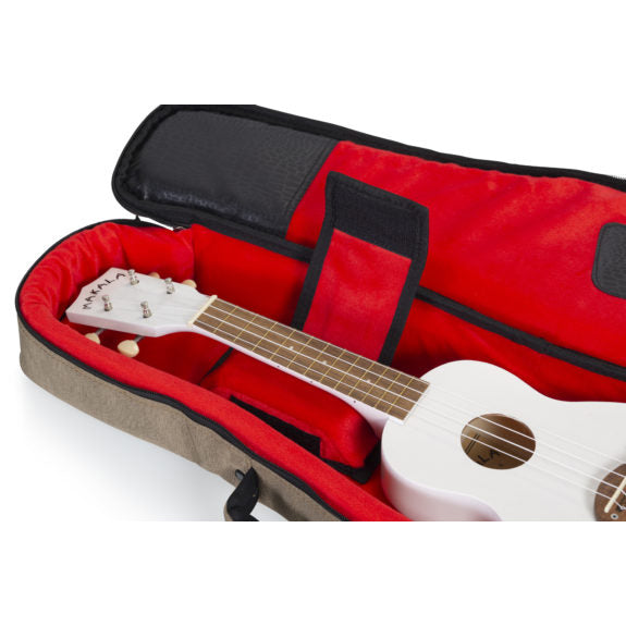 Gator GT-UKE-SOP-TAN Transit Bag for Soprano Ukulele - Tan