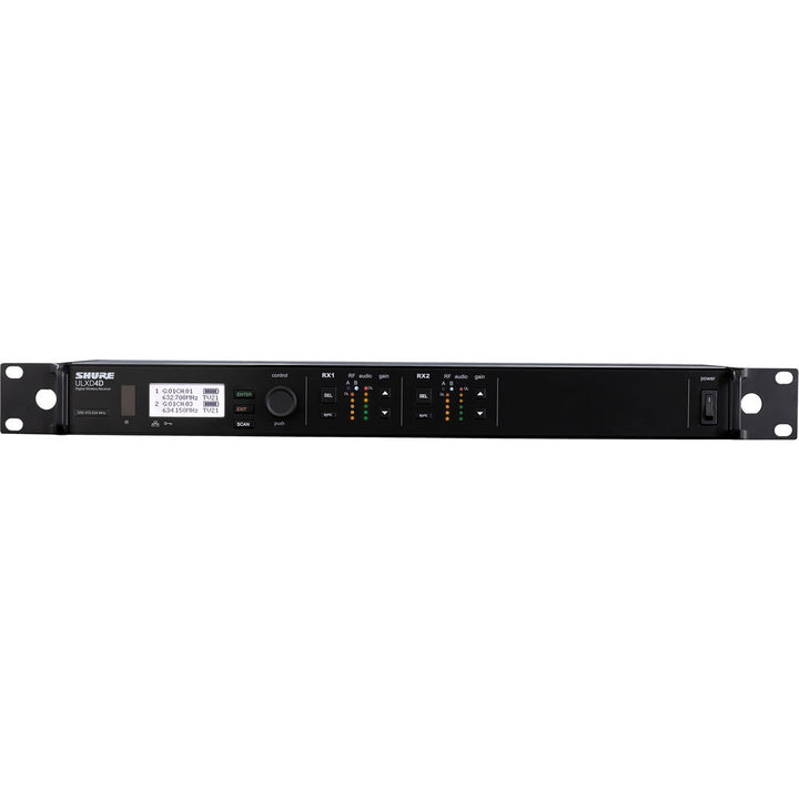 Shure ULXD4D-V50 Dual-Channel VHF Digital Wireless Receiver 174 to 216 MHz