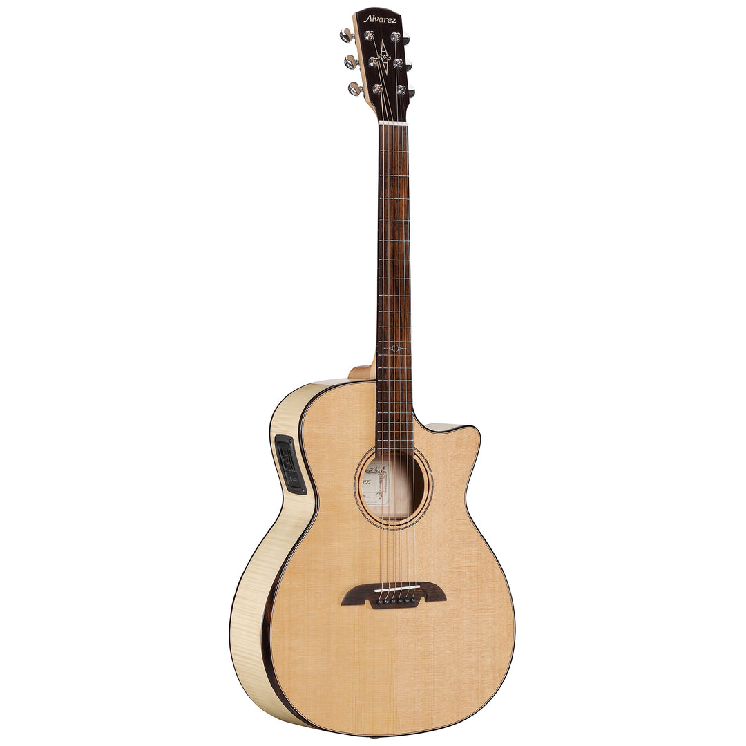 Alvarez AGFM80CEAR - Artist Elite Grand Auditorium Acoustic Guitar w/ Cutaway - Natural