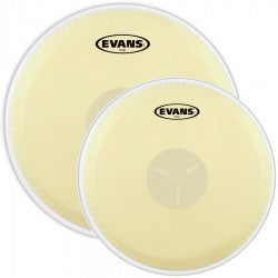 Evans Tri-Center Bongo Drum Head Pack - 7 1/4'', 8 5/8''