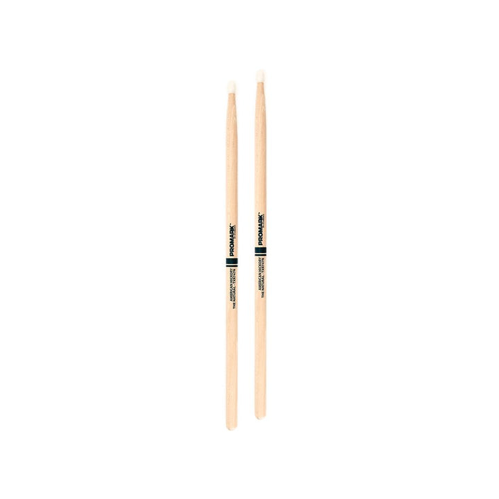 Promark TXR747N-Promark American Hickory 747 Nylon Tip Drumsticks