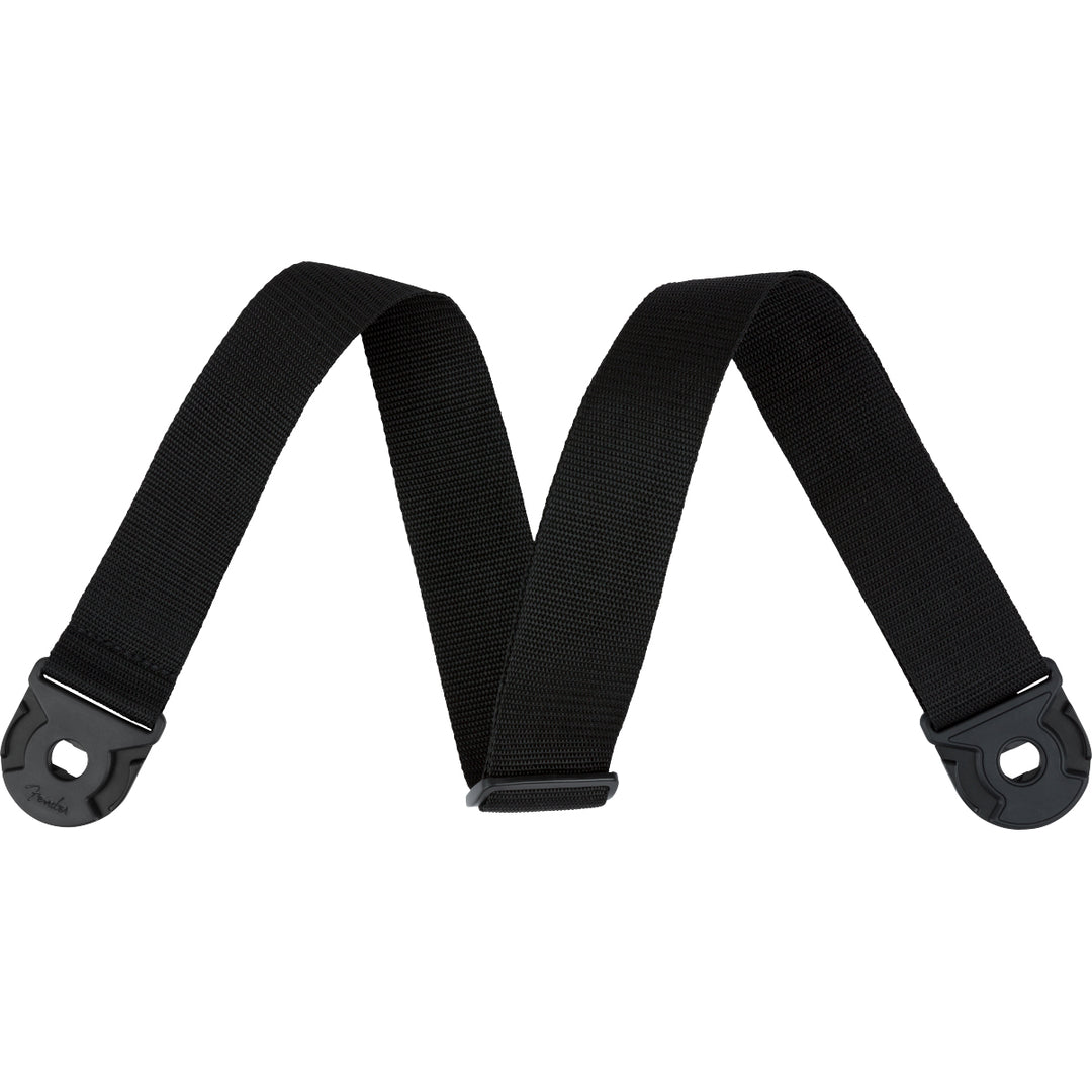 Fender Quick Grip Locking End 2” Guitar Strap - Black Polypro
