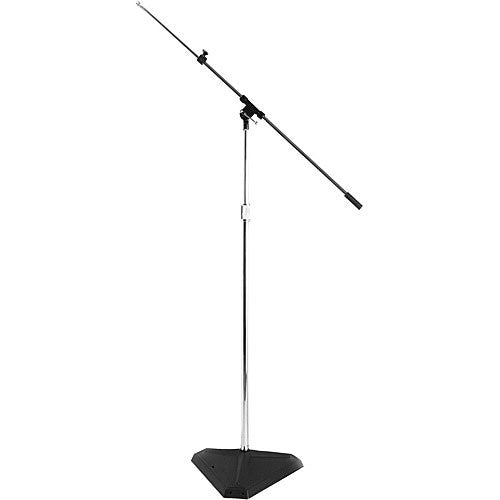 On-Stage SMS7630B - Hex-Base Studio Microphone Stand w/ Telescoping Boom (Black)