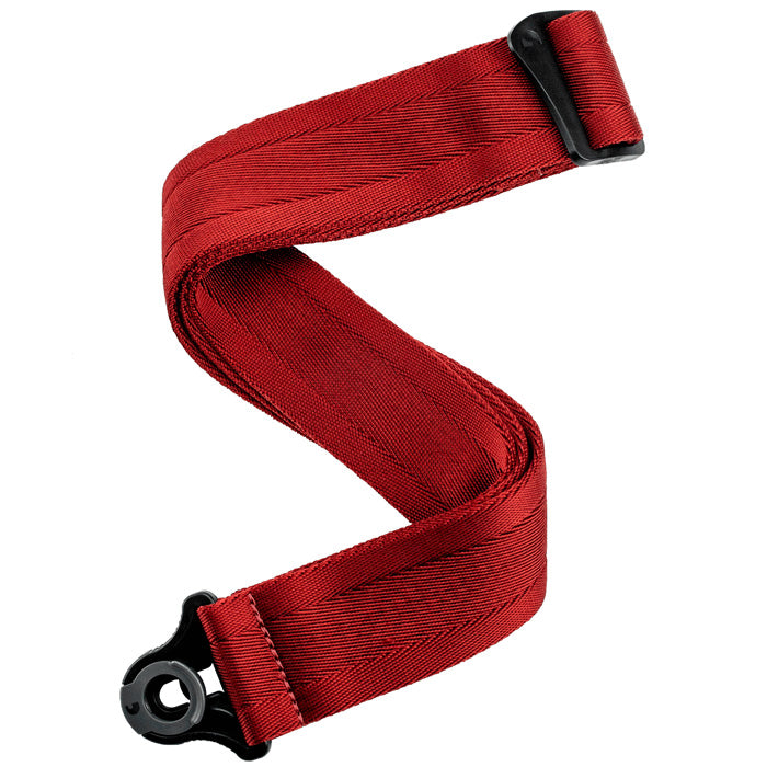 D'Addario Auto Lock Guitar Strap - Blood Red