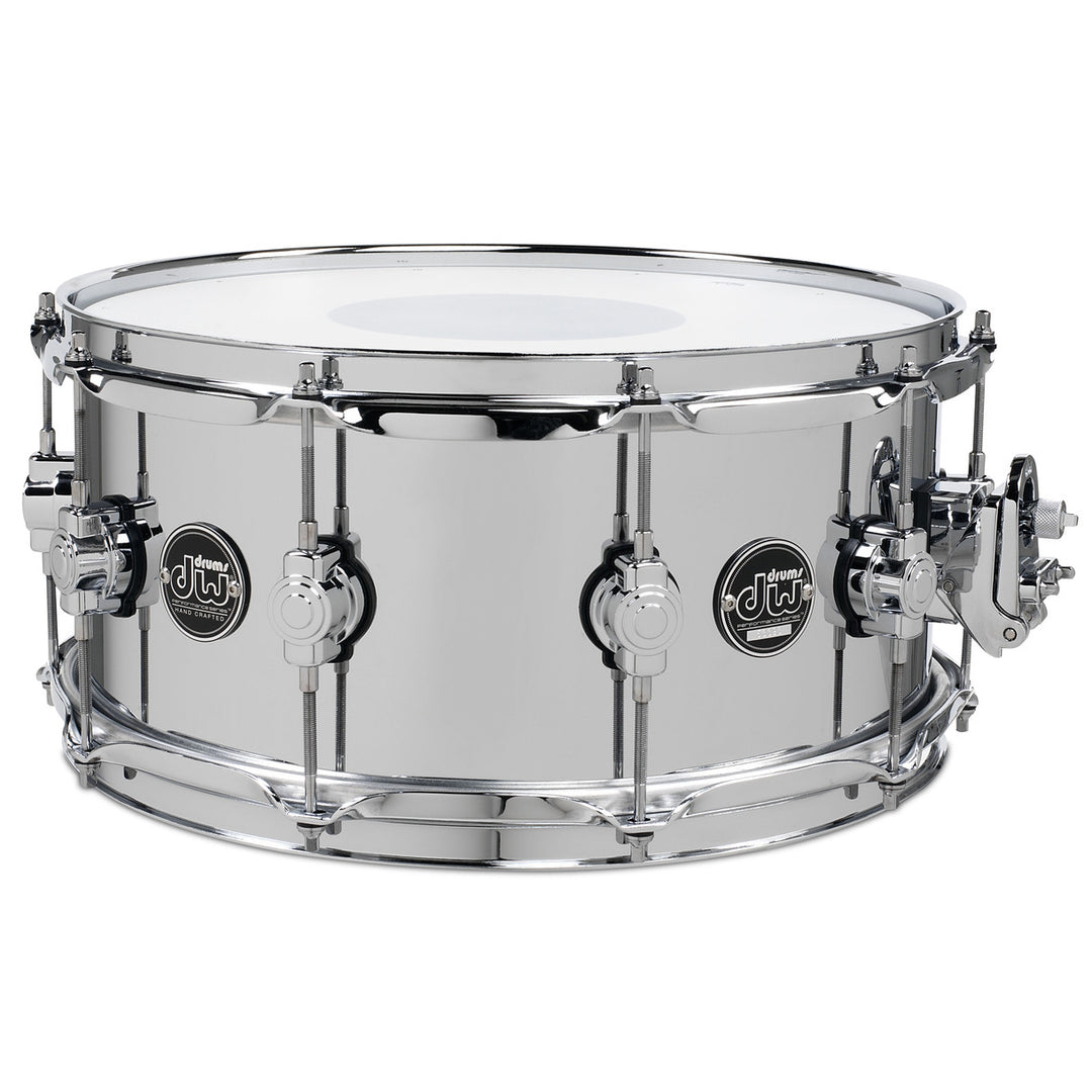 DW Performance Series Snare Drum 6.5x14 Metal - Chrome Over Steel