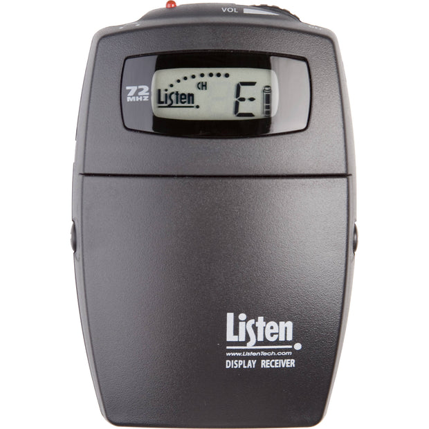 Listen Technologies LR-400-072 - Portable Display RF Receiver (72 MHz)