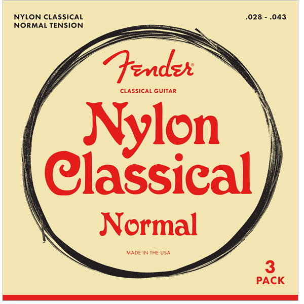 Fender Classical/Nylon Guitar Strings - 3-Pack