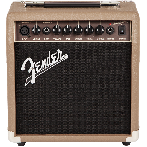 Fender Acoustasonic 15 2-Channel Combo Amp - Brown and Wheat