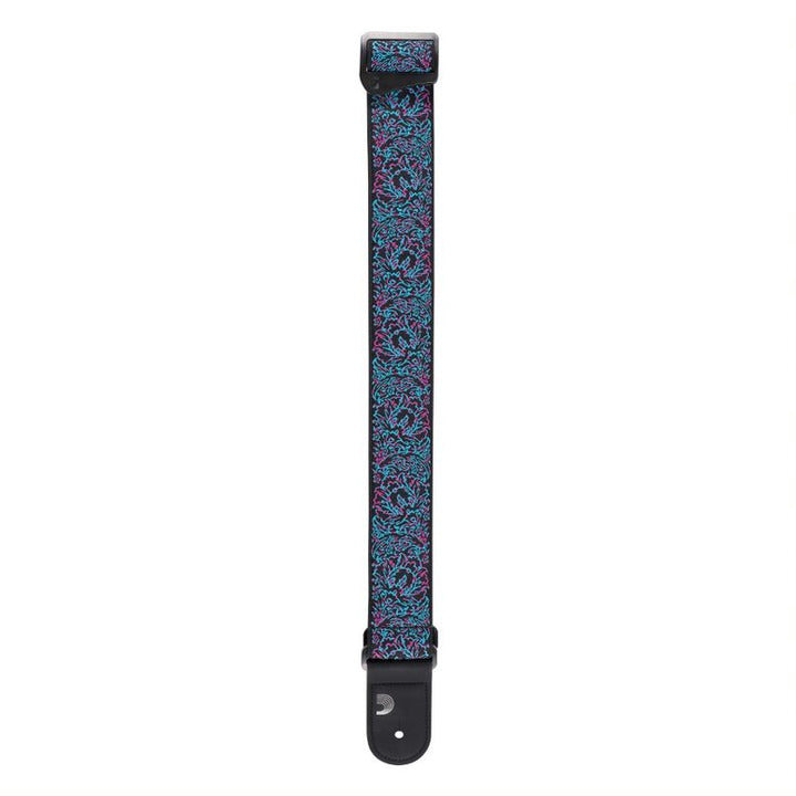 D'Addario Eco-Comfort Strap Line Extensions 50MM REC WVN OUTRUN, GLITCH
