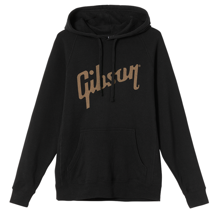 Gibson Logo Pullover Hoodie Black (S)