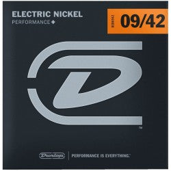Dunlop DEN0942 Electric Nickel Steel 6 string set 9-42