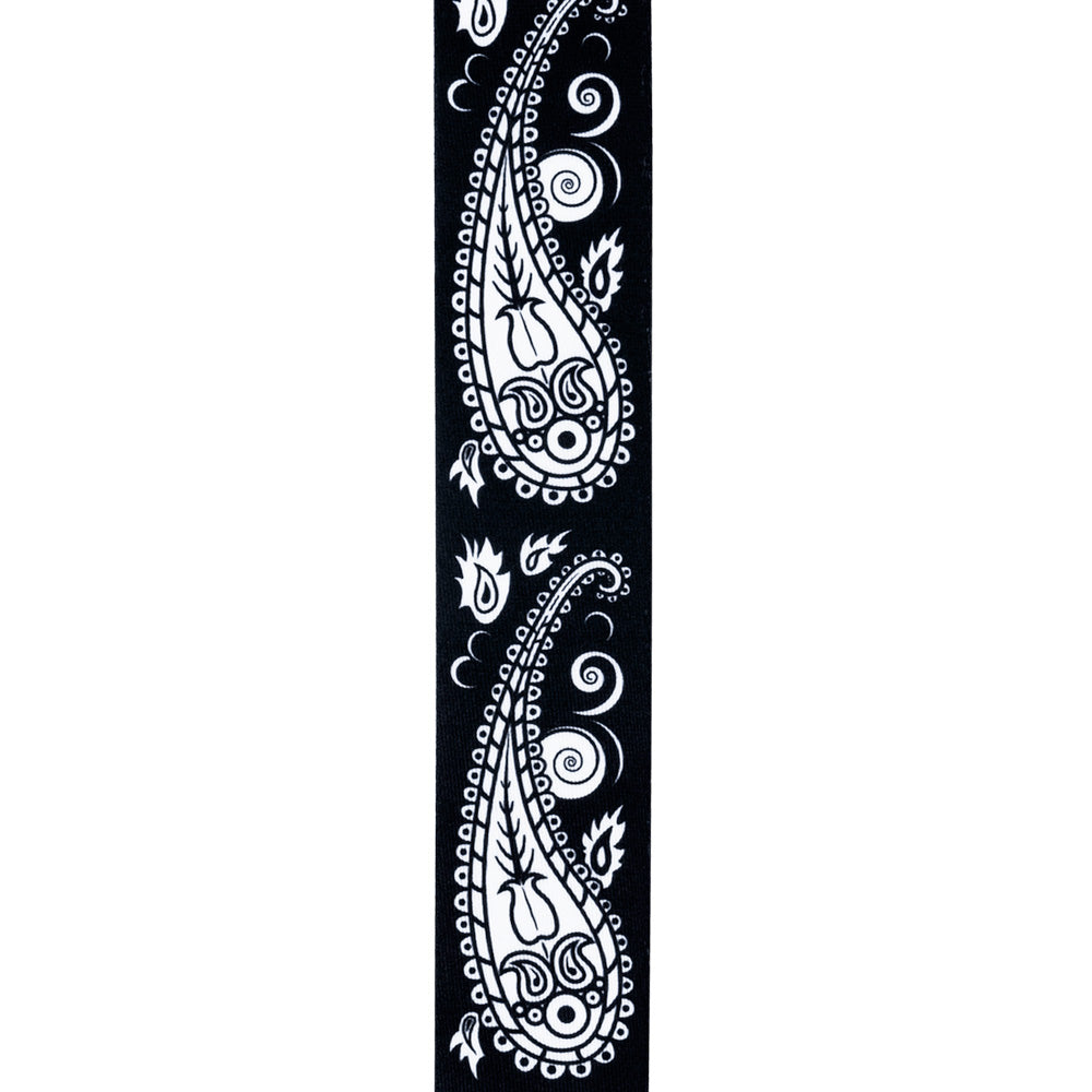 D'Addario Joe Satriani Polyester Swivel Guitar Strap - Black Pattern