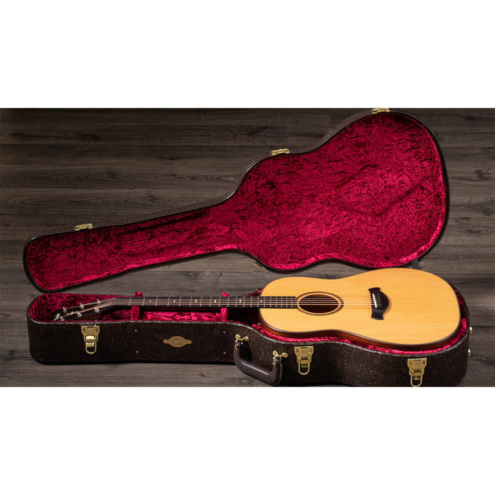 Taylor Guitars Builder's Edition 517e, West African Crelicam Ebony Fretboard, Expression System ® 2 Electronics, Non-cutaway with Taylor Deluxe Hardshell-Western Floral Case